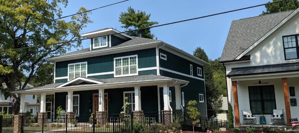 a view on a house in Five Points neighborhood