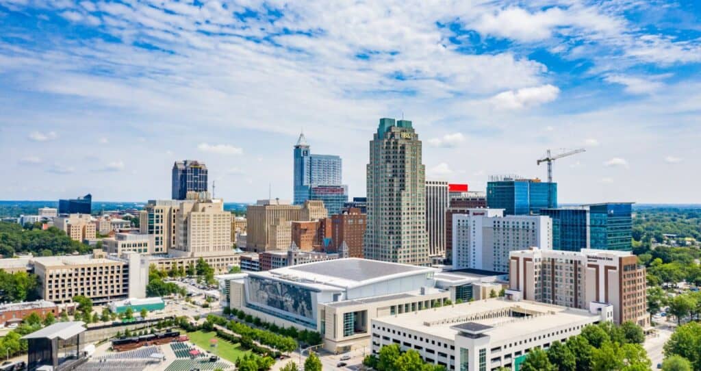 a view on Raleigh NC
