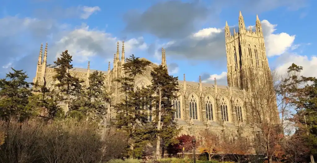 a view on Duke University Durham NC